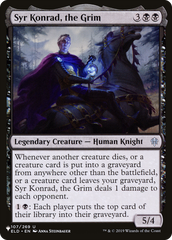 Syr Konrad, the Grim [The List] | Exor Games Bridgewater