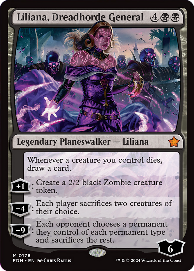 Liliana, Dreadhorde General [Foundations] | Exor Games Bridgewater