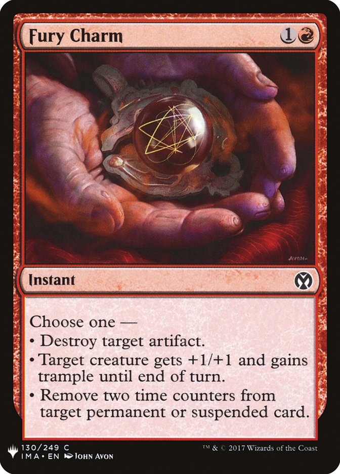 Fury Charm [Mystery Booster] | Exor Games Bridgewater