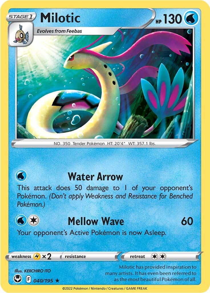 Milotic (040/195) [Sword & Shield: Silver Tempest] | Exor Games Bridgewater