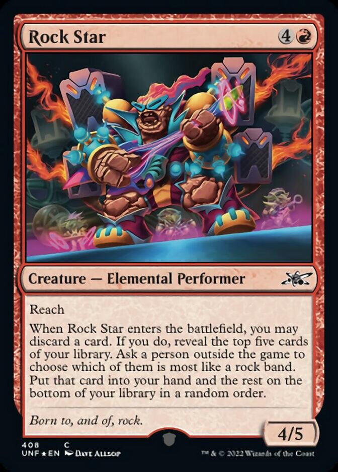 Rock Star (Galaxy Foil) [Unfinity] | Exor Games Bridgewater