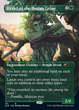 Dryad of the Ilysian Grove (Borderless) [Secret Lair Drop Series] | Exor Games Bridgewater