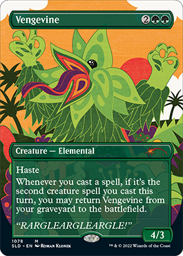 Vengevine (Borderless) [Secret Lair Drop Series] | Exor Games Bridgewater