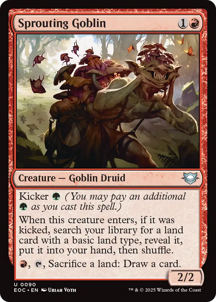 Sprouting Goblin [Edge of Eternities Commander] | Exor Games Bridgewater
