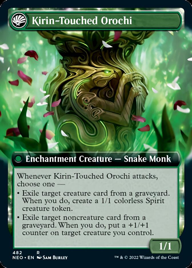 Teachings of the Kirin // Kirin-Touched Orochi (Extended Art) [Kamigawa: Neon Dynasty] | Exor Games Bridgewater