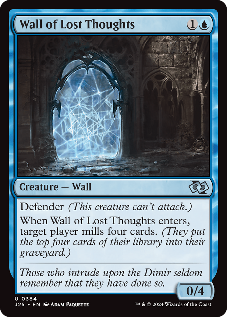 Wall of Lost Thoughts [Foundations Jumpstart] | Exor Games Bridgewater