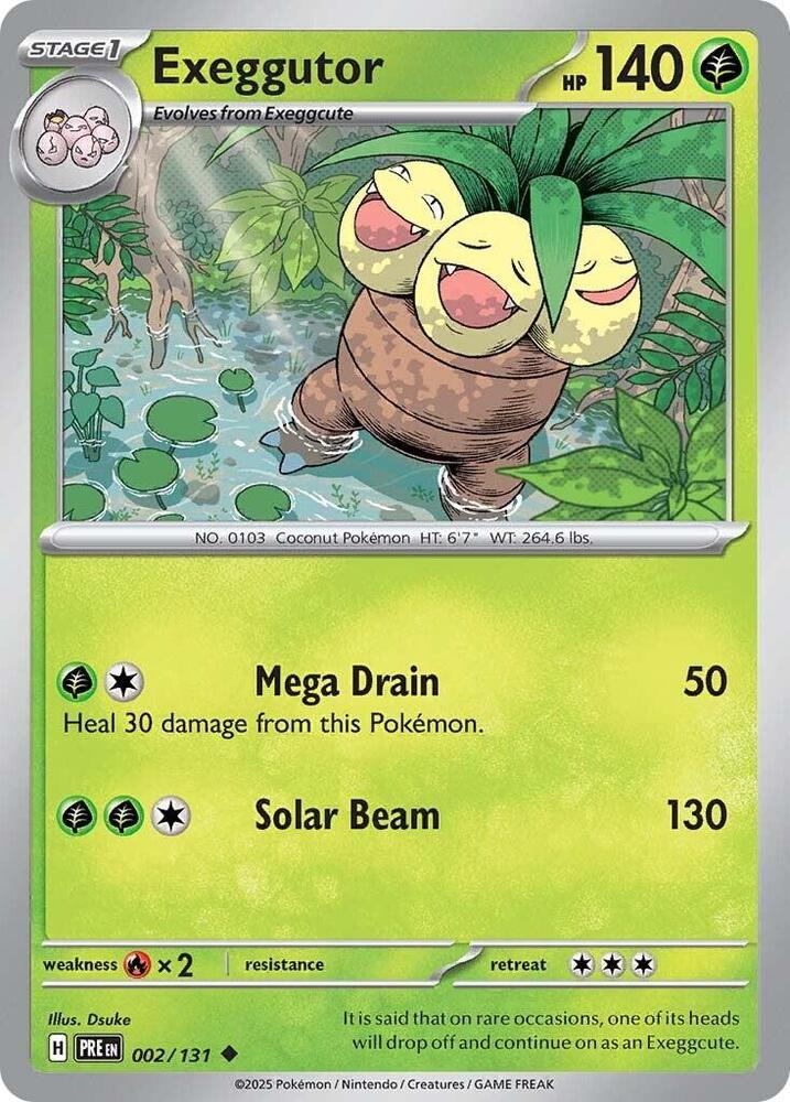 Exeggutor (002/131) [Scarlet & Violet: Prismatic Evolutions] | Exor Games Bridgewater