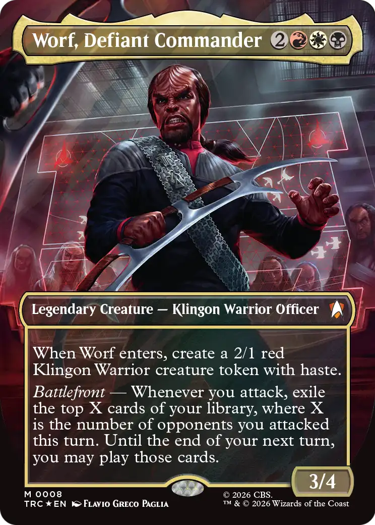 Kang, Suspicious Captain (Extended Art) [Star Trek Commander] | Exor Games Bridgewater