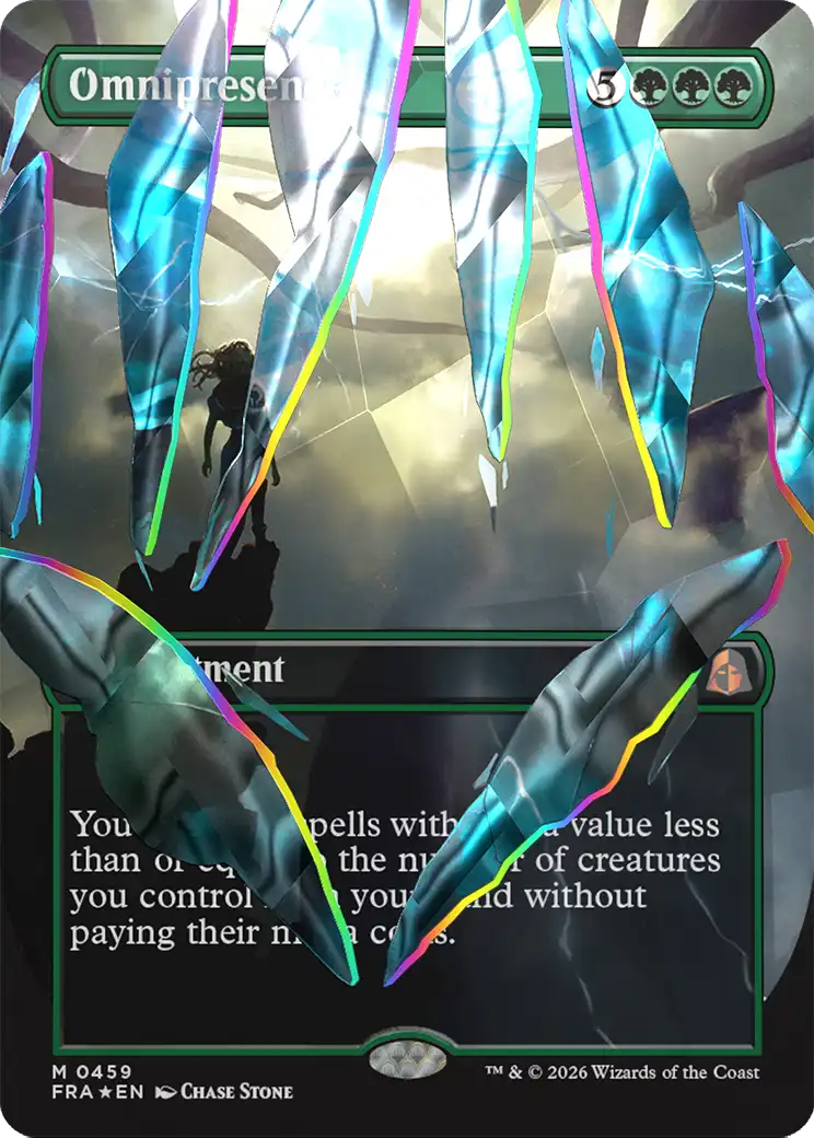 Omnipresence (Borderless) (Facet Foil) (0459) [Reality Fracture] | Exor Games Bridgewater