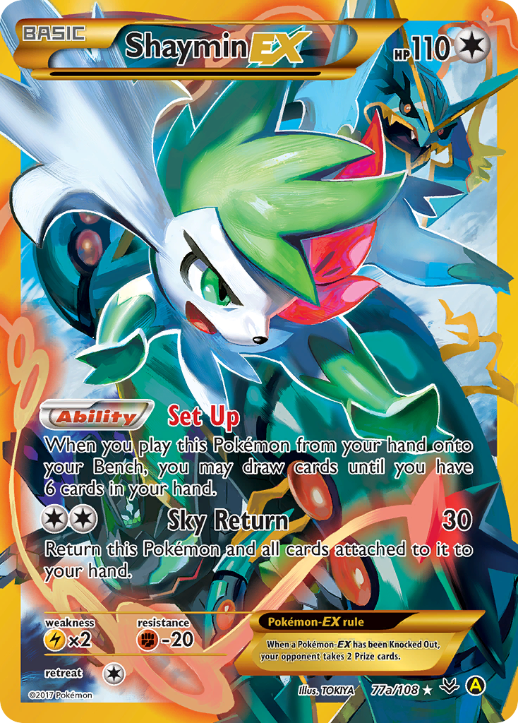 Shaymin EX (77a/108) [Alternate Art Promos] | Exor Games Bridgewater