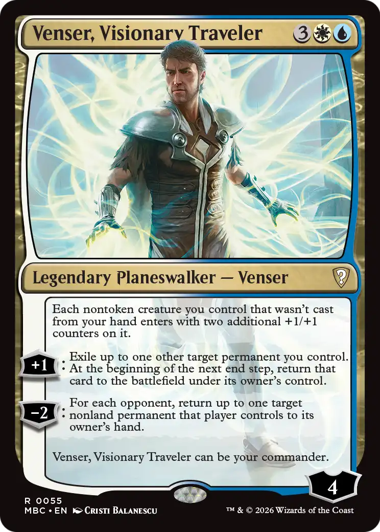 Venser, Visionary Traveler [Mystery Booster: Commander Edition] | Exor Games Bridgewater