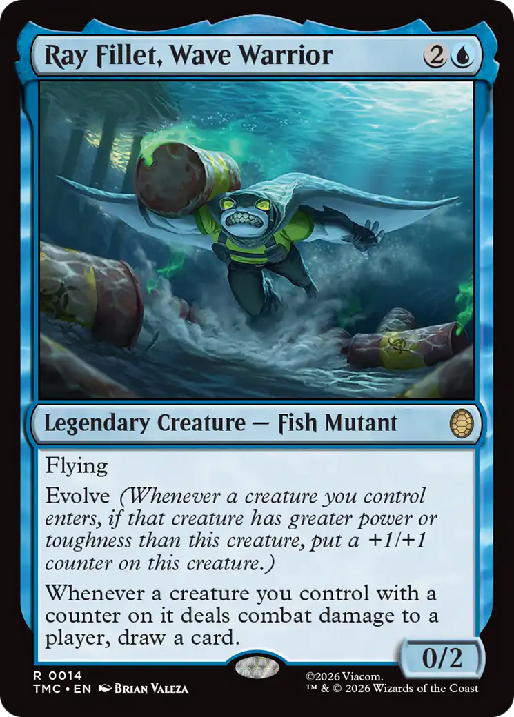 Ray Fillet, Wave Warrior [Teenage Mutant Ninja Turtles Commander] | Exor Games Bridgewater