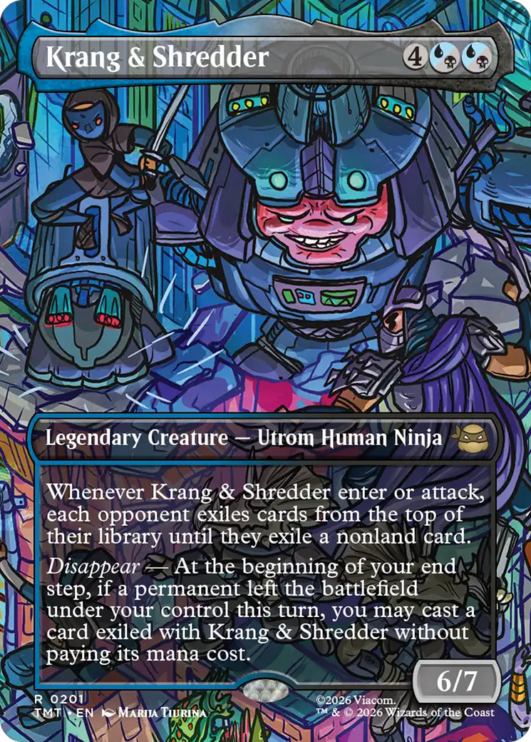 Krang & Shredder (Borderless) [Teenage Mutant Ninja Turtles] | Exor Games Bridgewater