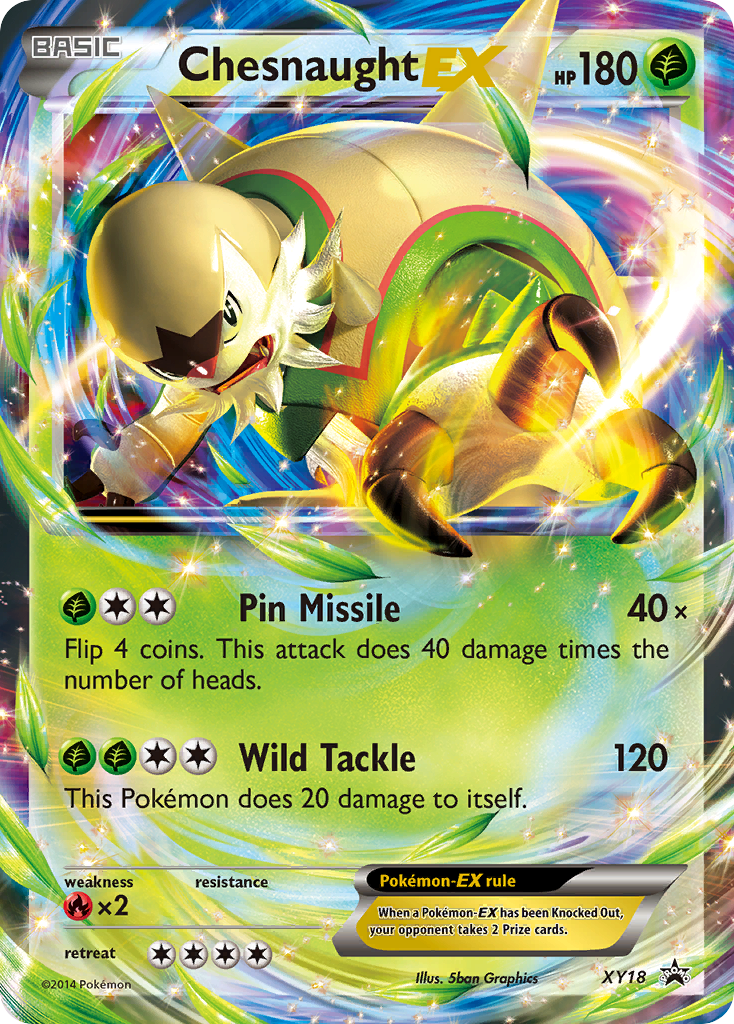 Chesnaught EX (XY18) [XY: Black Star Promos] | Exor Games Bridgewater