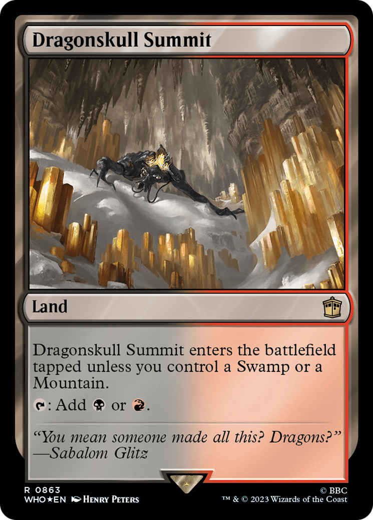 Dragonskull Summit (Surge Foil) [Doctor Who] | Exor Games Bridgewater