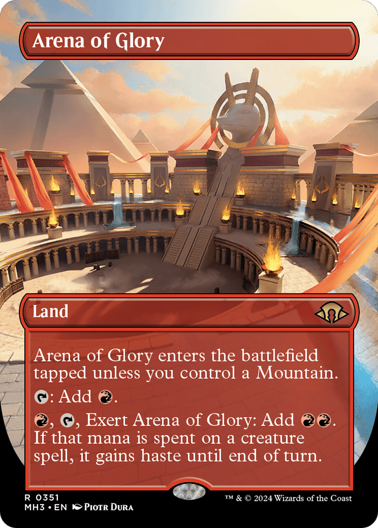 Arena of Glory (Borderless) [Modern Horizons 3] | Exor Games Bridgewater