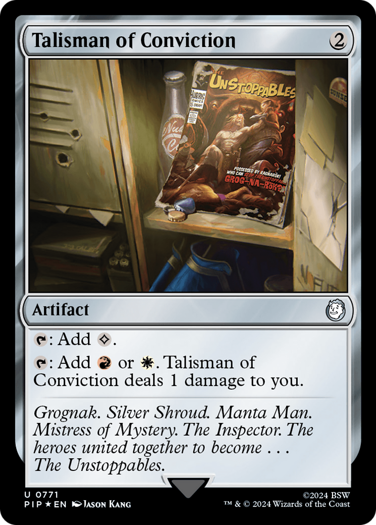 Talisman of Conviction (Surge Foil) [Fallout] | Exor Games Bridgewater