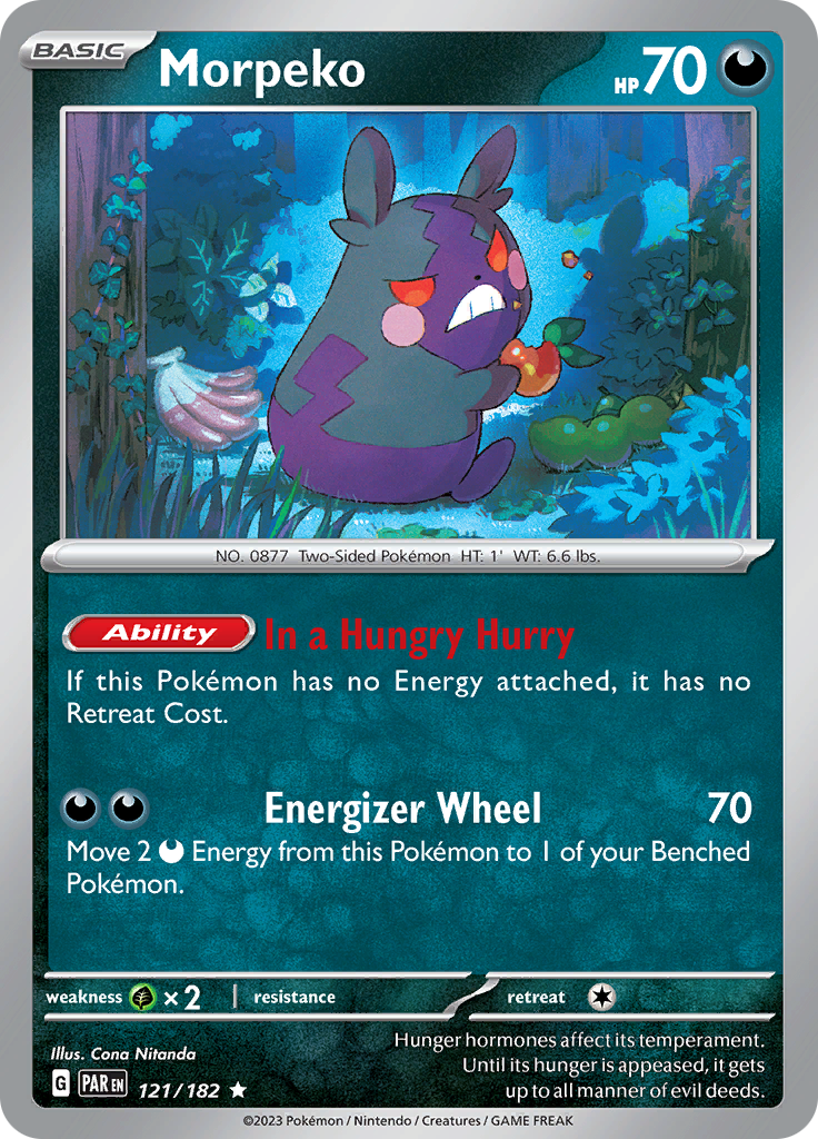 Morpeko (121/182) [Scarlet & Violet: Paradox Rift] | Exor Games Bridgewater