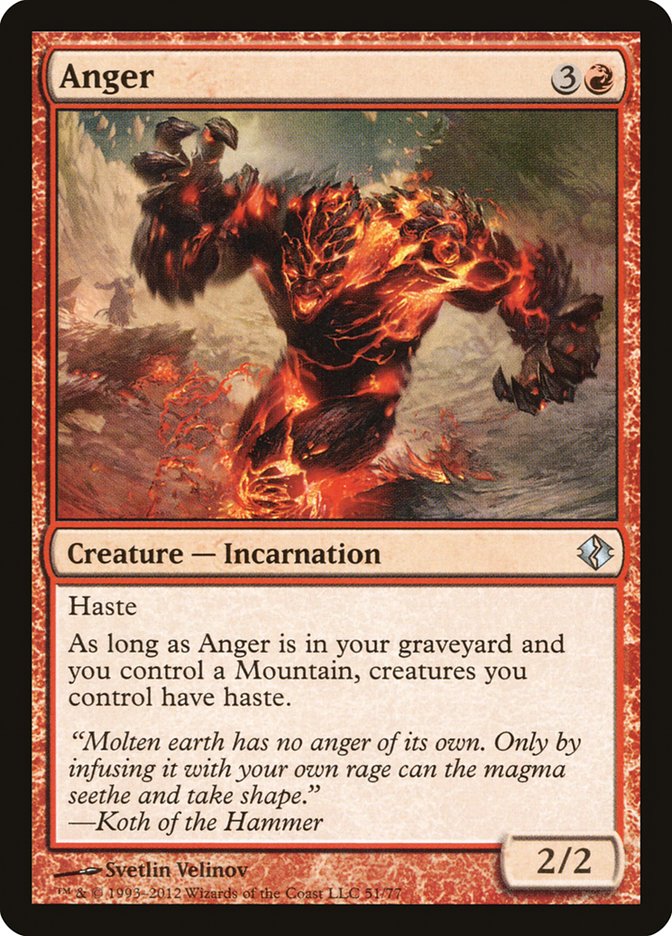 Anger [Duel Decks: Venser vs. Koth] | Exor Games Bridgewater