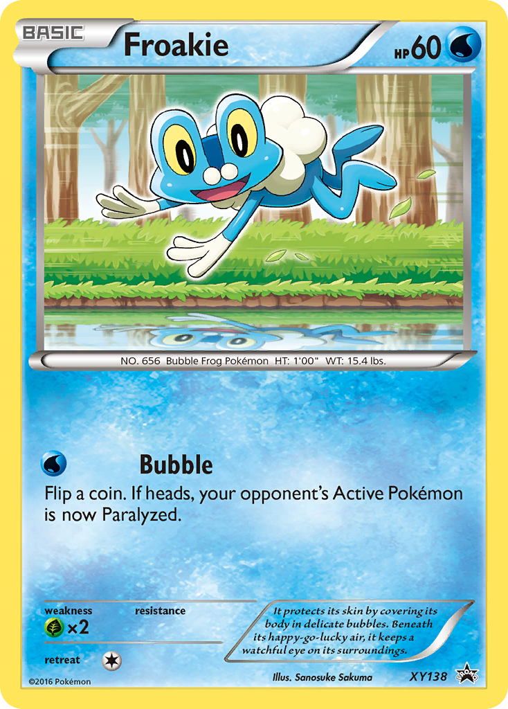 Froakie (XY138) [XY: Black Star Promos] | Exor Games Bridgewater