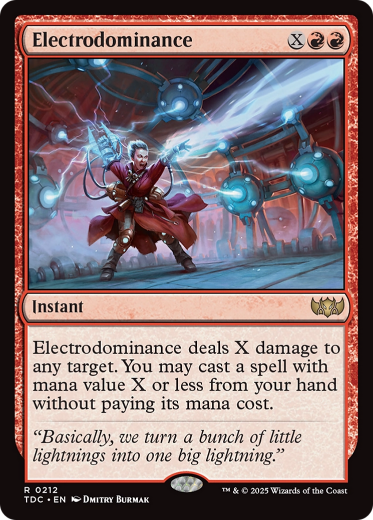 Electrodominance [Tarkir: Dragonstorm Commander] | Exor Games Bridgewater