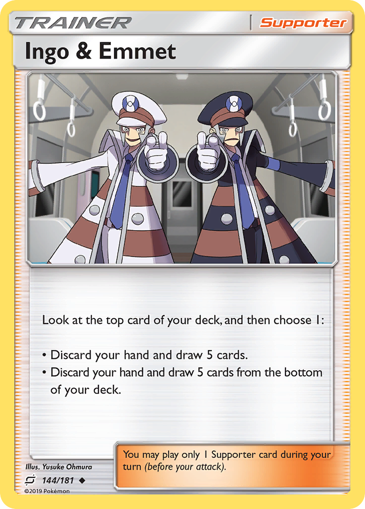Ingo & Emmet (144/181) [Sun & Moon: Team Up] | Exor Games Bridgewater
