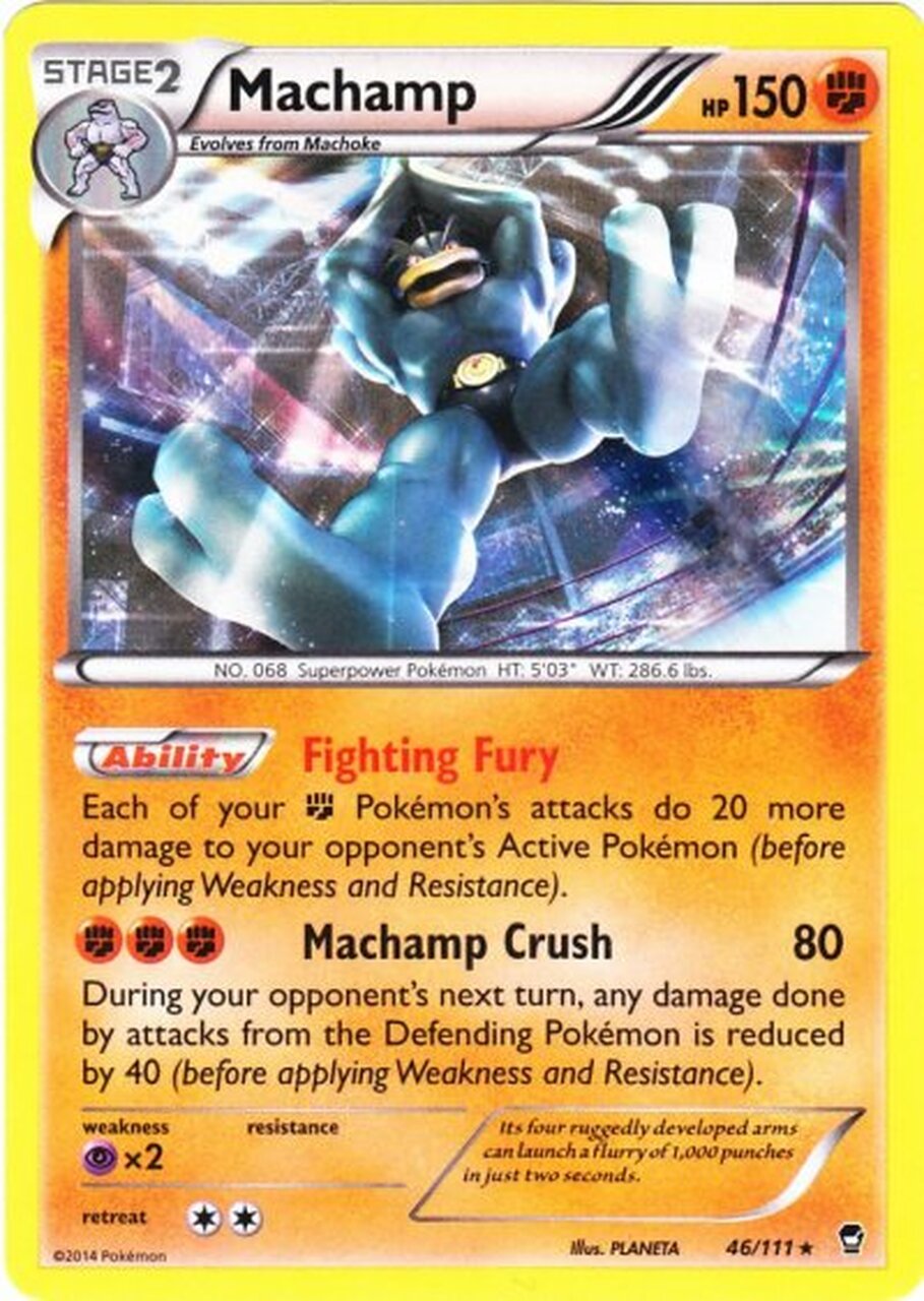Machamp (46/111) [XY: Furious Fists] | Exor Games Bridgewater