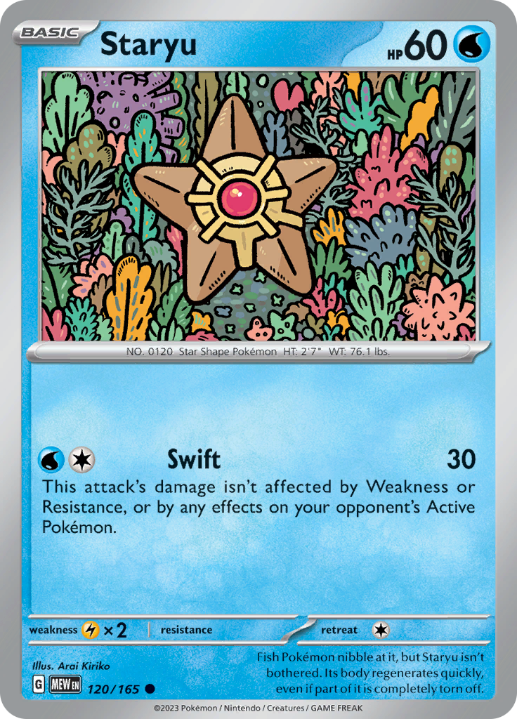 Staryu (120/165) [Scarlet & Violet 151] | Exor Games Bridgewater