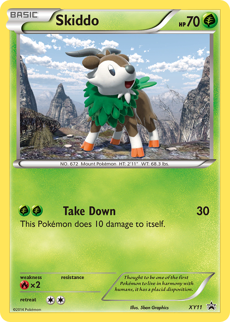 Skiddo (XY11) [XY: Black Star Promos] | Exor Games Bridgewater