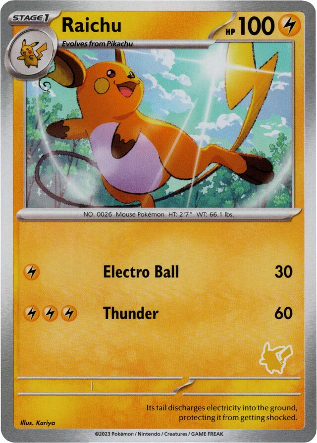 Raichu [My First Battle] | Exor Games Bridgewater