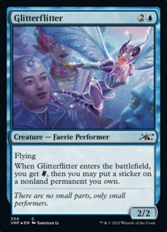 Glitterflitter (Galaxy Foil) [Unfinity] | Exor Games Bridgewater