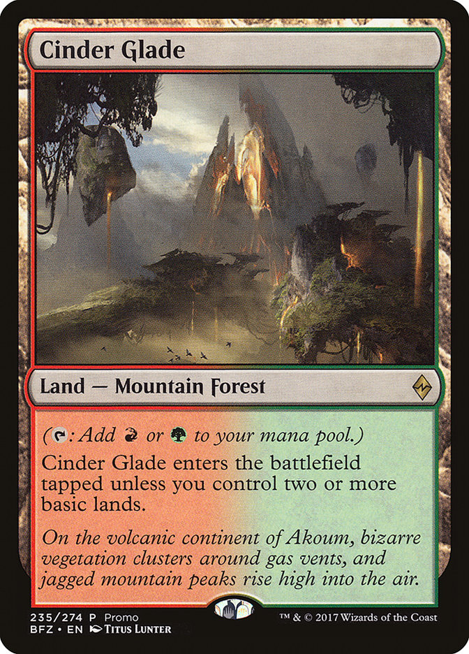 Cinder Glade (Promo) [Standard Showdown Promos] | Exor Games Bridgewater