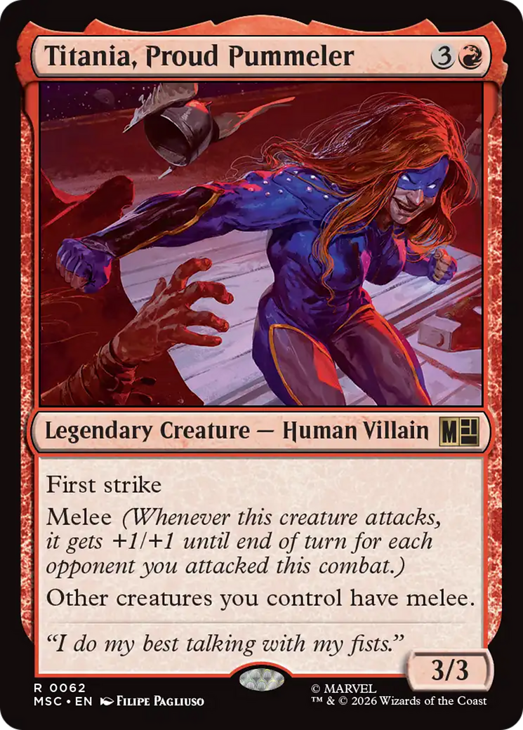 Titania, Proud Pummeler [Marvel Super Heroes Commander] | Exor Games Bridgewater
