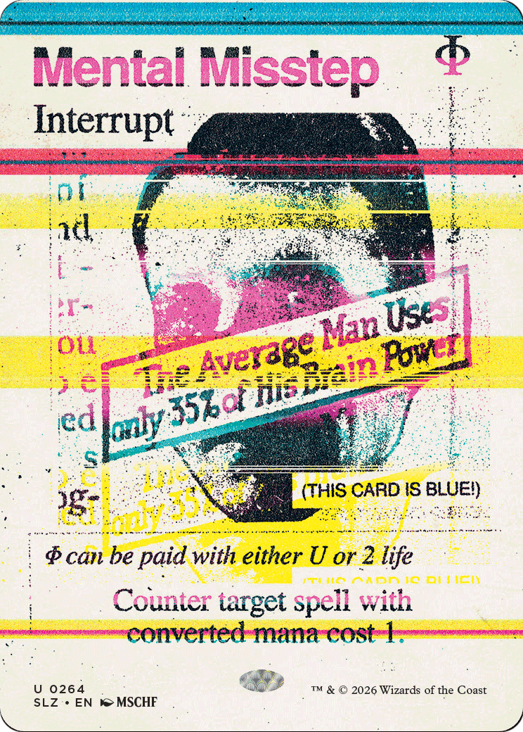 Mental Misstep (0264) [Secret Lair x MSCHF: The Zeta Set] | Exor Games Bridgewater