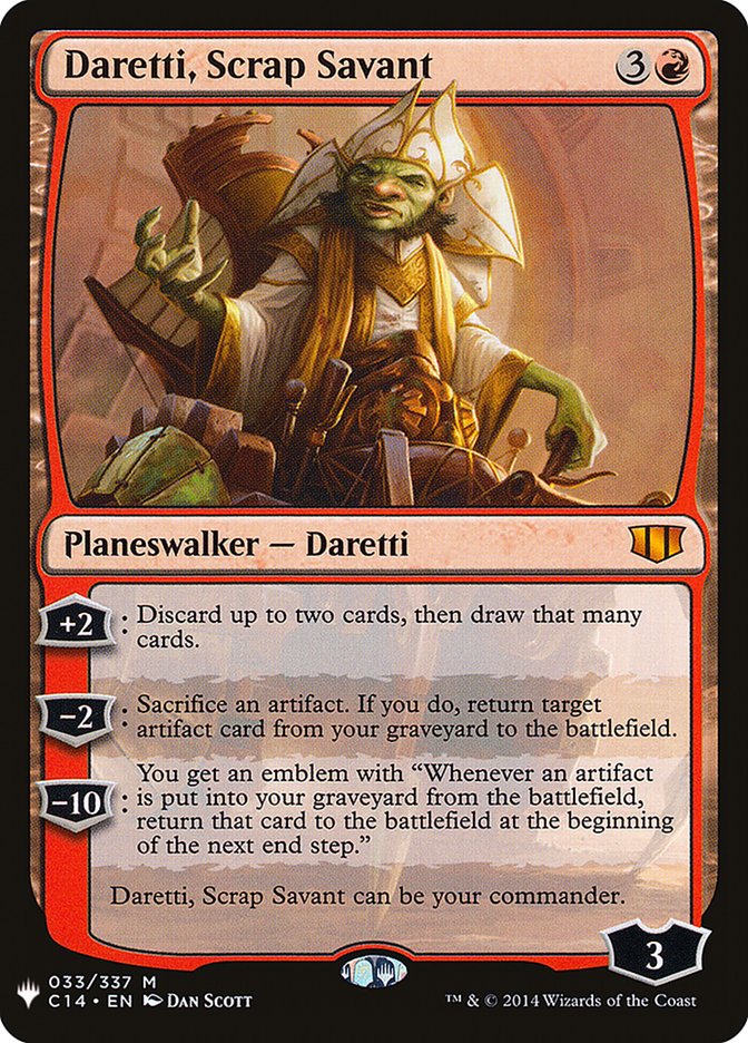 Daretti, Scrap Savant (C14) [The List] | Exor Games Bridgewater