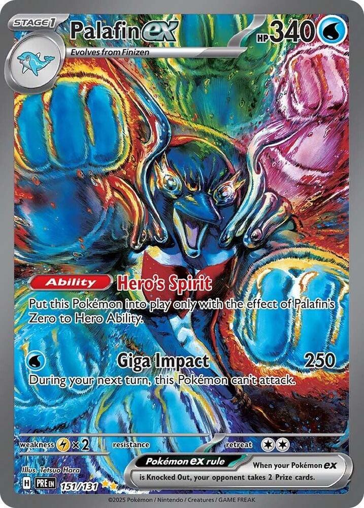 Palafin ex (151/131) [Scarlet & Violet: Prismatic Evolutions] | Exor Games Bridgewater