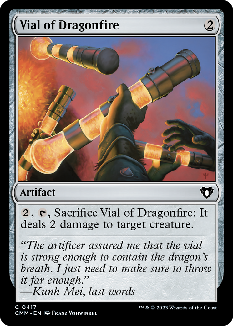 Vial of Dragonfire [Commander Masters] | Exor Games Bridgewater