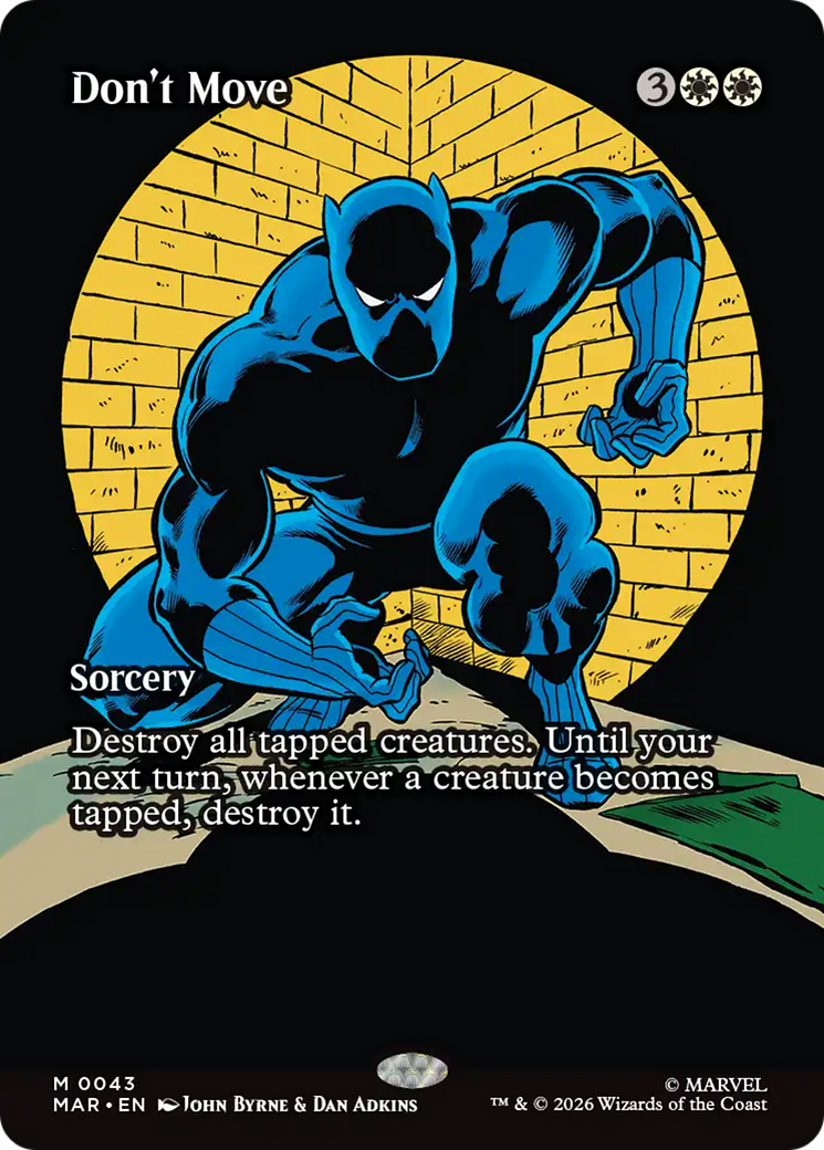 Don't Move (Borderless) [Marvel Universe: Eternal-Legal] | Exor Games Bridgewater