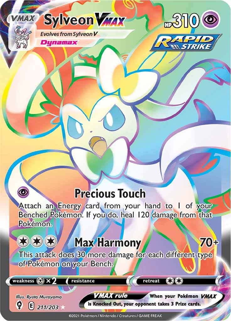 Sylveon VMAX (211/203) [Sword & Shield: Evolving Skies] | Exor Games Bridgewater