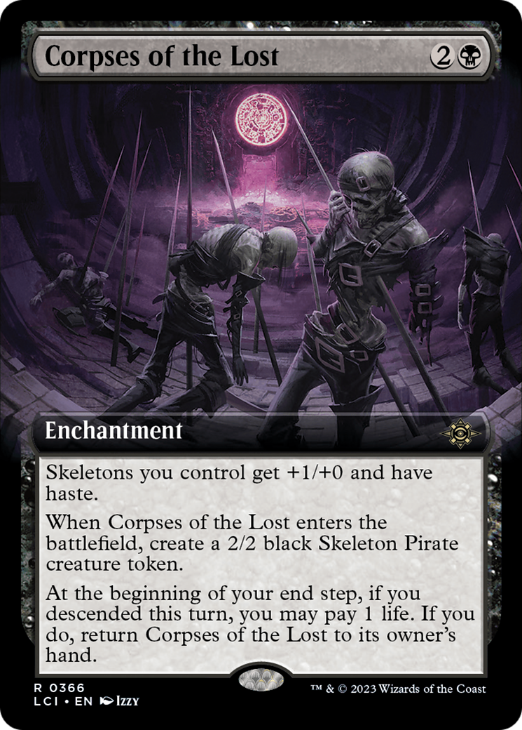 Corpses of the Lost (Extended Art) [The Lost Caverns of Ixalan] | Exor Games Bridgewater