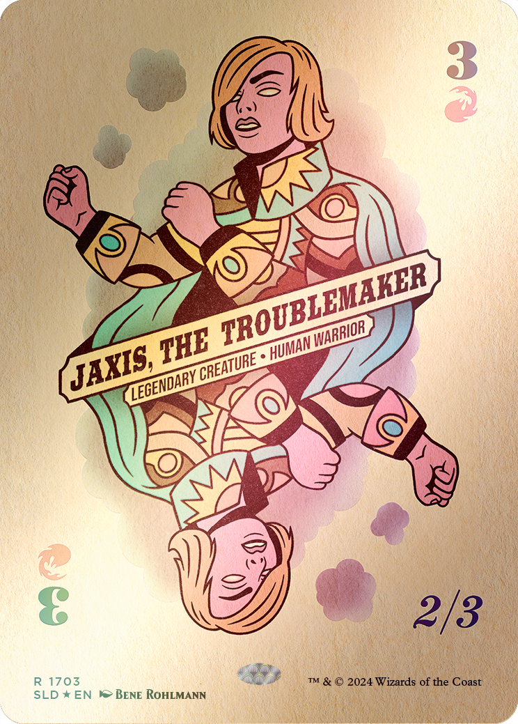 Jaxis, the Troublemaker (Rainbow Foil) [Secret Lair Drop Series] | Exor Games Bridgewater