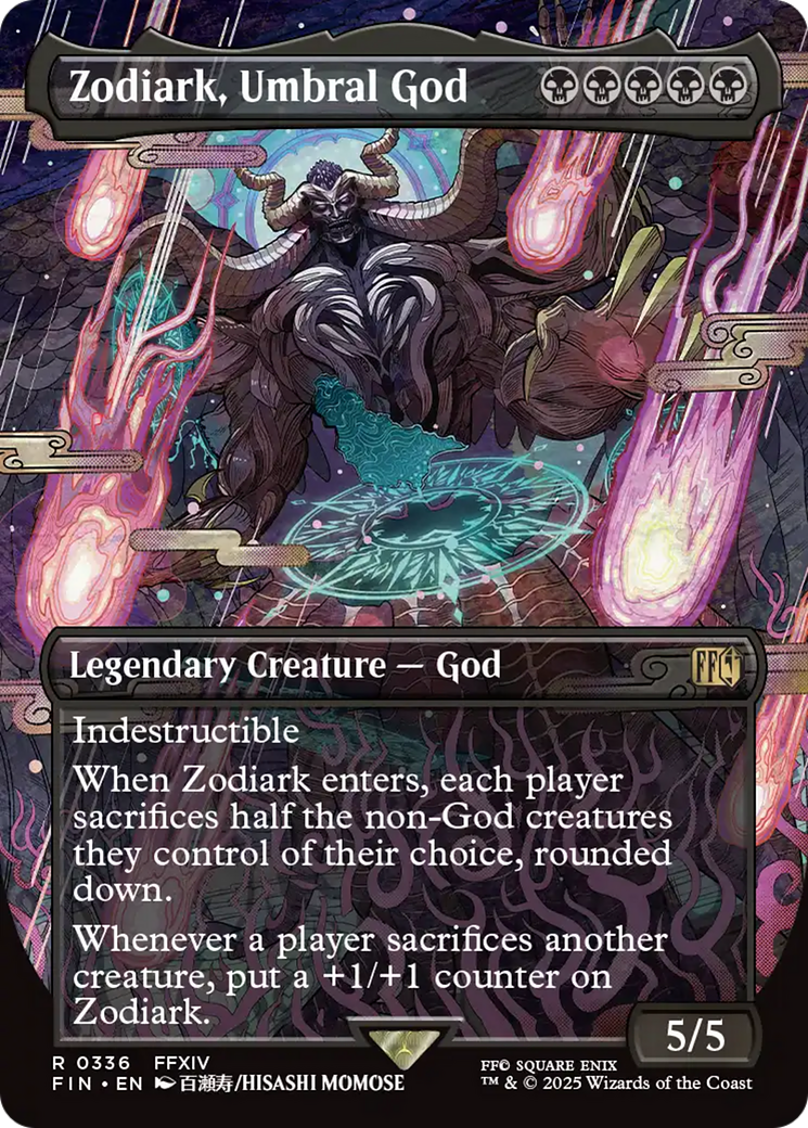 Zodiark, Umbral God (Borderless) [FINAL FANTASY] | Exor Games Bridgewater