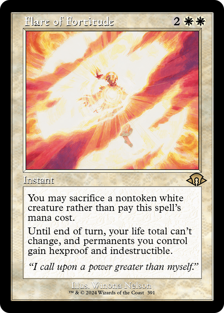 Flare of Fortitude (Retro) [Modern Horizons 3] | Exor Games Bridgewater