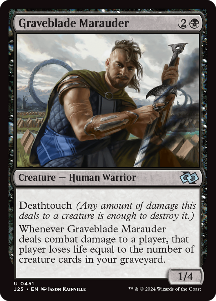 Graveblade Marauder [Foundations Jumpstart] | Exor Games Bridgewater