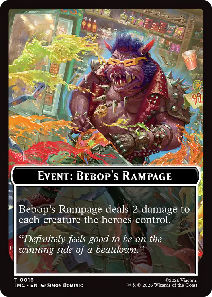 Event: Bebop's Rampage [Teenage Mutant Ninja Turtles Commander Tokens] | Exor Games Bridgewater