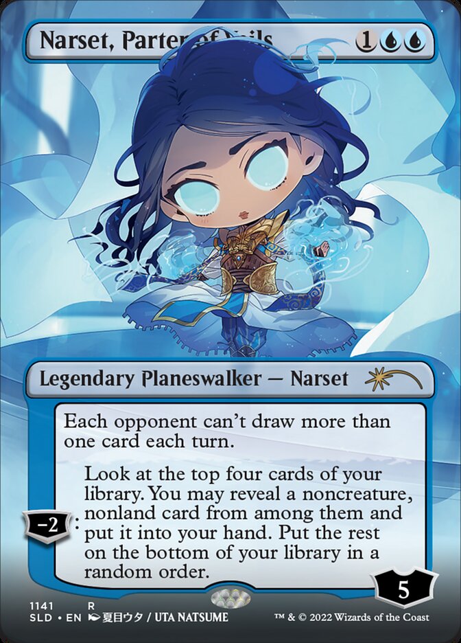 Narset, Parter of Veils (Borderless) [Secret Lair Drop Series] | Exor Games Bridgewater