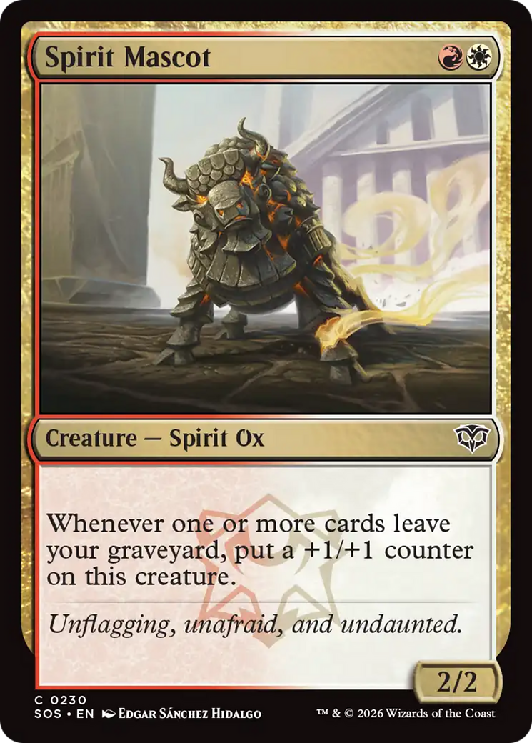 Spirit Mascot [Secrets of Strixhaven] | Exor Games Bridgewater