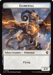 Elemental (0002) // Plant Double-Sided Token [Lorwyn Eclipsed Tokens] | Exor Games Bridgewater