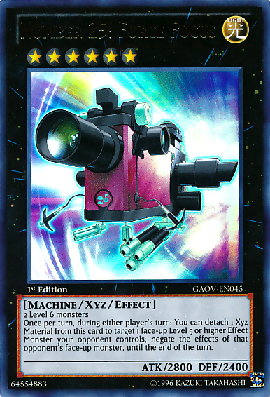 Number 25: Force Focus [GAOV-EN045] Ultra Rare | Exor Games Bridgewater