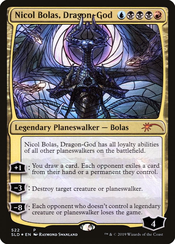 Nicol Bolas, Dragon-God (Stained Glass) [Secret Lair Drop Promos] | Exor Games Bridgewater